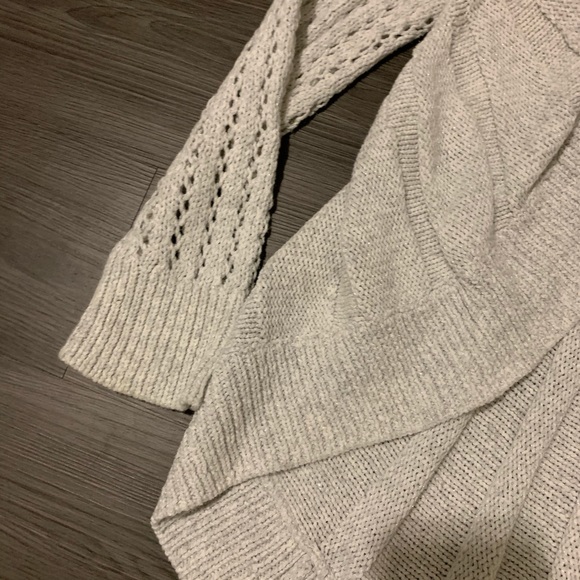 Ricki’s soft grey oversized knitted cardigan top L - Picture 8 of 9